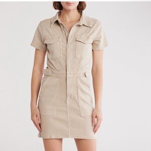 Good American Beige Utility Dress